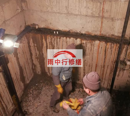 红桥电梯井堵漏新工艺